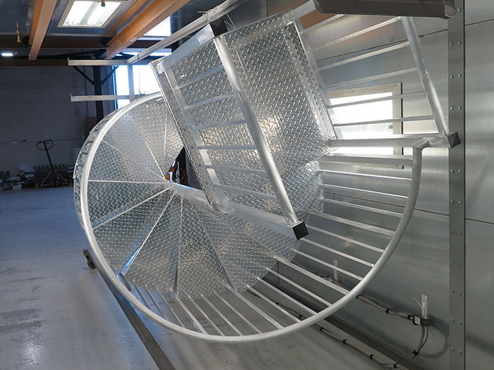 Custom spiral staircase Calgary