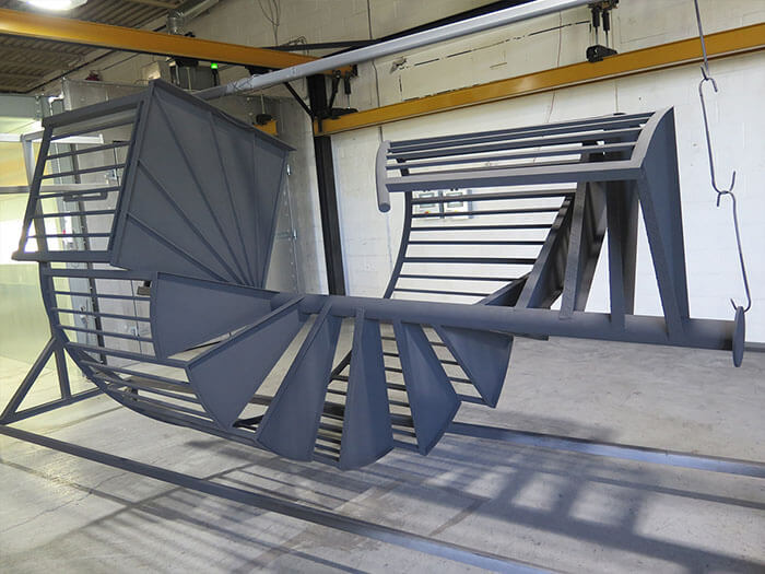 Custom spiral staircase Calgary